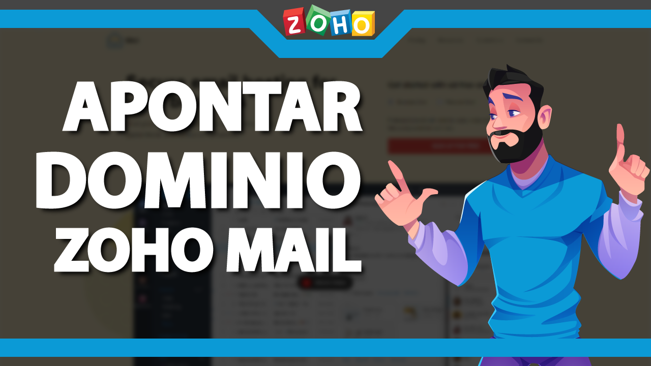 Como apontar um domínio para o Zoho Mail Host b